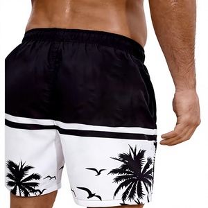 Shorts de sport en maille sublimée personnalisés, imprimé plage tropicale, légers, de haute qualité, décontractés, avec cordon de serrage, streetwear - Product Image 5