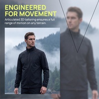 Veste softshell imperméable coupe-vent unisexe à capuche, longue, respirante, séchage rapide, avec fermeture éclair, pour la randonnée