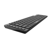 KB6900-teclado duradero con cable USB para ordenador, teclado de oficina para ordenador de escritorio en casa y portátil, color blanco