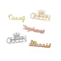Pin magnético de etiqueta de nombre para negocios, broches de solapa de metal, dorado brillante, plateado, personalizado, barato, sin cantidad mínima