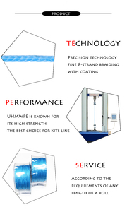 <span class=keywords><strong>Corde</strong></span> Uhmwpe étanche personnalisée de 1.8mm 2mm <span class=keywords><strong>corde</strong></span> de cerf-volant de <span class=keywords><strong>kitesurf</strong></span> haute résistance - Product Image 5
