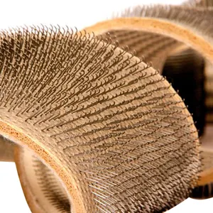 Ropa de tarjeta de alambre flexible de alta calidad con tamaño doffer para máquina de cardado de lana