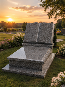 Lápidas de Granito de Piedra Natural, Diseño Americano Tradicional, 1 Año de Garantía, Monumentos Funerarios para Exteriores - Product Image 6