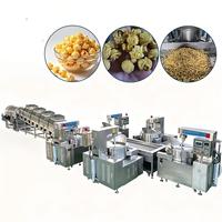 Ligne de production industrielle de pop-corn soufflé, machines de fabrication de snacks aromatisés au caramel et au fromage