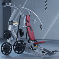 RUNTEK Équipement de fitness professionnel pour salle de sport, Machine de presse inclinée en acier pour musculation et entraînement des bras, Charge moyenne
