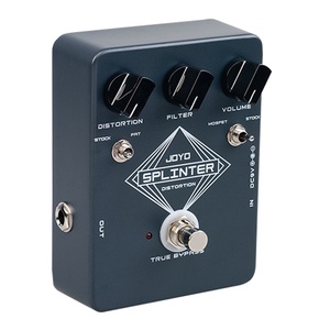 Pédale de Distorsion Musicale Classique JOYO JF-21 SPLINTER Effet Fuzzy et Distorsion True Bypass en Alliage d'Aluminium avec Peinture Cuite - Product Image 5