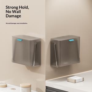 Poubelle suspendue de 2,6 L avec couvercle coulissant, <span class=keywords><strong>bac</strong></span> à compost scellé, poubelle pour cuisine, armoire, bureau, sous l'évier - Product Image 3