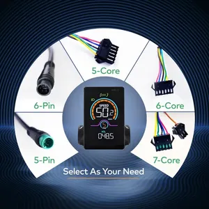 Velocímetro con cable para bicicleta eléctrica, odómetro para ciclismo, accesorios versátiles, <span class=keywords><strong>ciclocomputador</strong></span> - Product Image 1