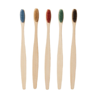Brosse à dents en bambou portable et pâte hôtel agrément petite brosse à dents avec dentifrice pour voyage