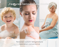 Ventes chaudes, service OEM, chauffe-eau électrique instantané 220V, douche, grande puissance, sans réservoir, installation facile, chauffage rapide pour salle de bain