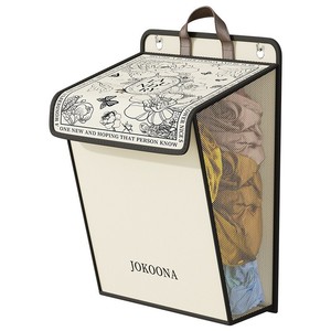 Panier à linge mural Jokoona, rectangulaire, en tissu non tissé, organiseur de vêtements, écologique, taille moyenne et grande - Product Image 1