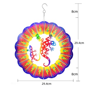 Wholesale Hanging 3d <b>Wind</b> <b>Spinner</b> Stainless Steel for Outdoor & Indoor Decorations, 12 Inch <b>Wind</b> <b>Spinner</b> for Christmas Ornament - Product Image 2