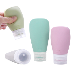 Botellas de Viaje de Silicona Reutilizables Portátiles Personalizadas de 2oz 90ml, Aprobadas por la TSA, a Prueba de Fugas, 4 en 1, Contenedores de Silicona para Artículos de Aseo - Product Image 2