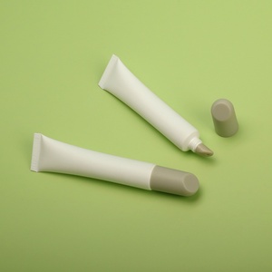 Wholesale Custom 10ml <b>Plastic</b> White Cosmetic <b>Tubes</b> for Eye Cream Lip Balm Squeeze <b>Tube</b> - Product Image 3