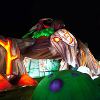 Hochwertige Laternenfest-Dekorationen Große Outdoor-Weihnachtsdekorationen