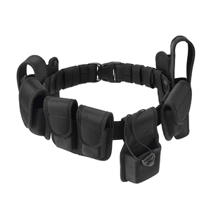 Sivi เข็มขัดไนลอนสำหรับผู้ชาย, 8 in 1ผ้าออกซ์ฟอร์ดสำหรับทำกิจกรรมกลางแจ้งมีชั้นเชิงพร้อมกระเป๋าใส่ - Product Image 6
