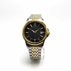 Reloj de Negocios para Hombre con Correa de Malla de Acero, Esfera Negra, Ventana de Fecha, Cinco Eslabones, Resistente al Agua para Uso Diario Formal - Product Image 2