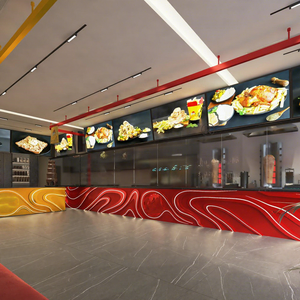 Focus Machinery Üstten Taşıyıcılı Bantlı Otomatik Yiyecek Dağıtım Sistemi, Fast Food Restoranlarında - Product Image 1