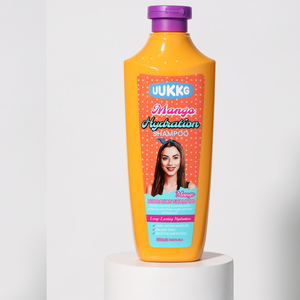 Champú Espumoso UUKKG de 500 ml con Aceite de <span class=keywords><strong>Iris</strong></span>, Control de Grasa, Aroma a Fresa y Mango, Hidratante y Fortalecedor para Todo Tipo de Cabello - Product Image 2