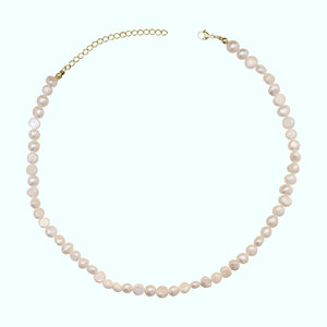 Collar de Perlas Naturales Estilo Coreano, Perlas Barrocas Blancas, Uso Diario para Mujer, Origen Yiwu - Product Image 5