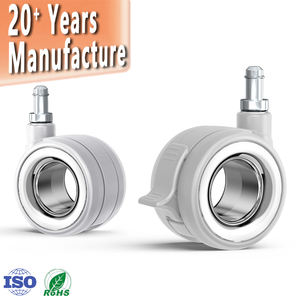 Herstellung von 65mm 75mm <span class=keywords><strong>Nylon</strong></span>-PVC-Bürostuhlrollen Möbelrollen Hohlbremse Universal-Drehrollen - Product Image 1