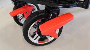 Vườn Xe Đẩy Gấp Wagon Đẩy Giỏ Hàng Với Phanh Ráp Tiện Ích Mạnh Mẽ Bãi Biển Di Động Có Thể Gập Lại Xe Đẩy Giỏ Hàng - Product Image 5