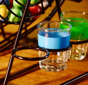 Máquina de tiro de <span class=keywords><strong>Bingo</strong></span> con cable de Metal, juego de beber con 6 disparos de cristal, 6 pulgadas - Product Image 5