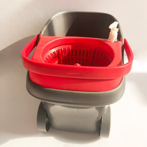 Einfach Leben Handpresse 360 Dreh Mikrofaser Spin Mop Eimer System Abnehmbare Spinning Korb Einfach Wringen Magie Mopp Swivel Nass - Product Image 6