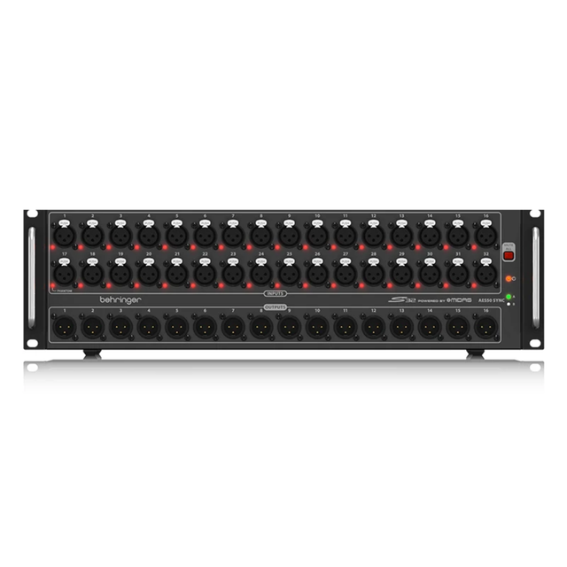 Used S32 Input 16 Output Digital Stage Box Passive PA System Music Equipment with Metal Shell for Live Performances