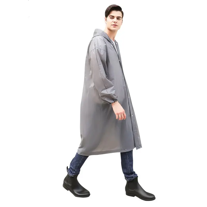 Cappotto antipioggia in EVA di alta qualità dinamica poncho impermeabile per adulti lungo abbigliamento antipioggia cappotto antipioggia da donna