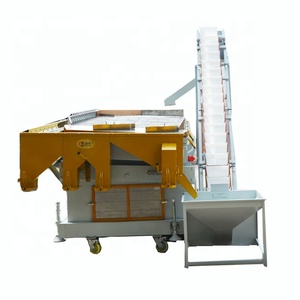 Машина для гравитационной сепарации и очистки пшеницы, кунжута, кукурузы, чечевицы с двигателем, высокая производительность, 15 тонн/час, эффективность очистки 99% - Product Image 4