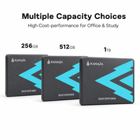 Disco de Almacenamiento Interno SSD SATA III de 2.5 Pulgadas, 256GB, 512GB, 1TB, de Alta Relación Calidad-Precio, para Trabajo Diario de Oficina y Estudio