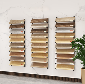 Présentoir multifonctionnel en bois pour plancher, tissu mural, carrelage suspendu, échantillon de plinthe, <span class=keywords><strong>planche</strong></span> à roulettes, support d'affichage - Product Image 3