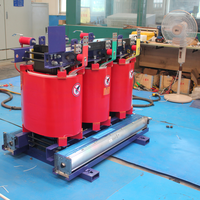 Transformateur triphasé sec de 400 kVA 35/0,4 kV, isolation en résine coulée, utilisation en intérieur, faible bruit, économie d'énergie