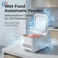 DRH Distributeur automatique intelligent de nourriture humide pour chats avec refroidissement semi-conducteur, Vente en gros