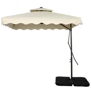 Tuin Paraplu Wind Bescherming Rome Paraplu Logo Gedrukt Fancy Parasol Pagode Zonnescherm Paraplu