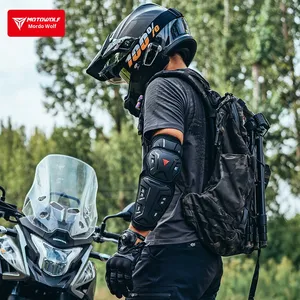 Équipement <span class=keywords><strong>de</strong></span> <span class=keywords><strong>protection</strong></span> pour <span class=keywords><strong>moto</strong></span> Motowolf, matériau TPU, <span class=keywords><strong>protection</strong></span> professionnelle, certifié CE, anti-chute, genouillères et coudières rapides - Product Image 3