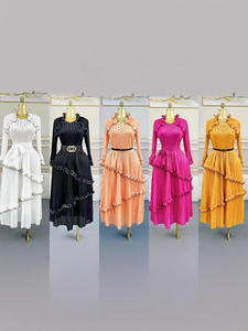 Новое платье большого размера с черной ушной отделкой-модное, элегантное для банкетов. Длинное платье для торта - Product Image 4