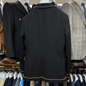 Collezione di Abiti Sartoriali d'Élite Tre Pezzi di Lusso Giacca Pantaloni Eleganti Gilet Servizio Private Label Consegna Rapida - Product Image 6