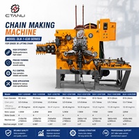Machine de tissage de chaînes entièrement automatique de grade 30 pour la production en série de chaînes métalliques