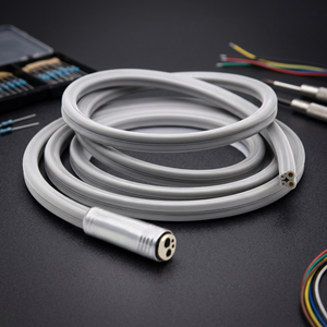 Tuyau de pièce à main dentaire électrique Zarnab Surgical AI-001, 2, 4 ou 6 trous, en plastique avec connecteur, certifié CE Classe II - Product Image 3
