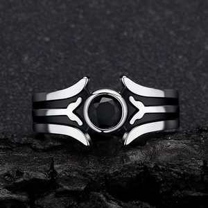 Anime Sword Art Online Ring <span class=keywords><strong>Kirigaya</strong></span> <span class=keywords><strong>Kazuto</strong></span> SAO Bague de couple ajustable Halloween Fashion Cosplay Accessory Gifts - Product Image 5