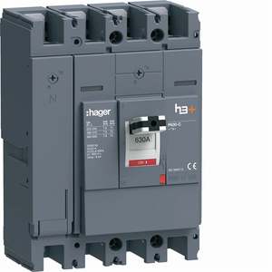 HCW631AR ปรับแต่งได้ด้วยสวิตช์ตัดวงจร Hagers รุ่น h3+ P630 4P 630A - Product Image 1
