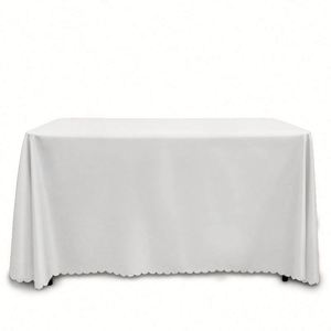 Nappes de table rectangulaires de luxe personnalisées pour mariage, polyester et spandex, vente en gros, nappes de haute qualité - Product Image 1