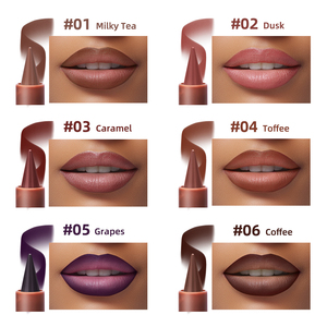 6Pcs Matte <strong>Lip</strong> Liner &amp; Lipstick Set-Long Lasting Waterproof Travel Size Smudge-Proof Nude <strong>Lip</strong> Makeup <strong>Combo</strong> for Older Women - Product Image 5