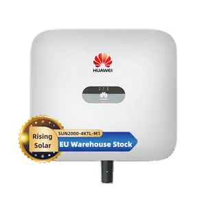 Huawei 4kw EU entrepôt Stock taxe payée 3 phases SUN2000-4KTL-M1 HC solare ibrido on off hybride 4kva 4000w onduleur solaire