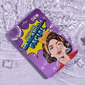 Çiçek gizli hidrojel yüz maskesi OEM nemlendirici cilt bakımı sıcak satış Bio kollajen kristal yüz maske yaprağı 25g ağırlık - Product Image 4