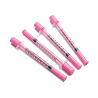 100 pièces/boîte Seringues à insuline jetables Emballage individuel Acier inoxydable Certifié CE Multi-tailles 0,3 ml 0,5 ml 1 ml 6 mm 8 mm 13 mm