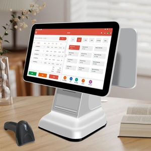 Terminal de point de vente tout-en-un double écran 15/15,6 pouces multi-OS avec Wi-Fi intelligent et garantie d'un an pour les magasins de vêtements - Product Image 1