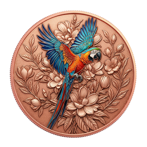 <span class=keywords><strong>Monete</strong></span> Personalizzate in Rame Puro .999 da 1oz, 5oz, 10oz, con Rilievo Alto, Stampa UV a Colori, Tema Uccelli e Animali, per Collezionisti e Regali - Product Image 1